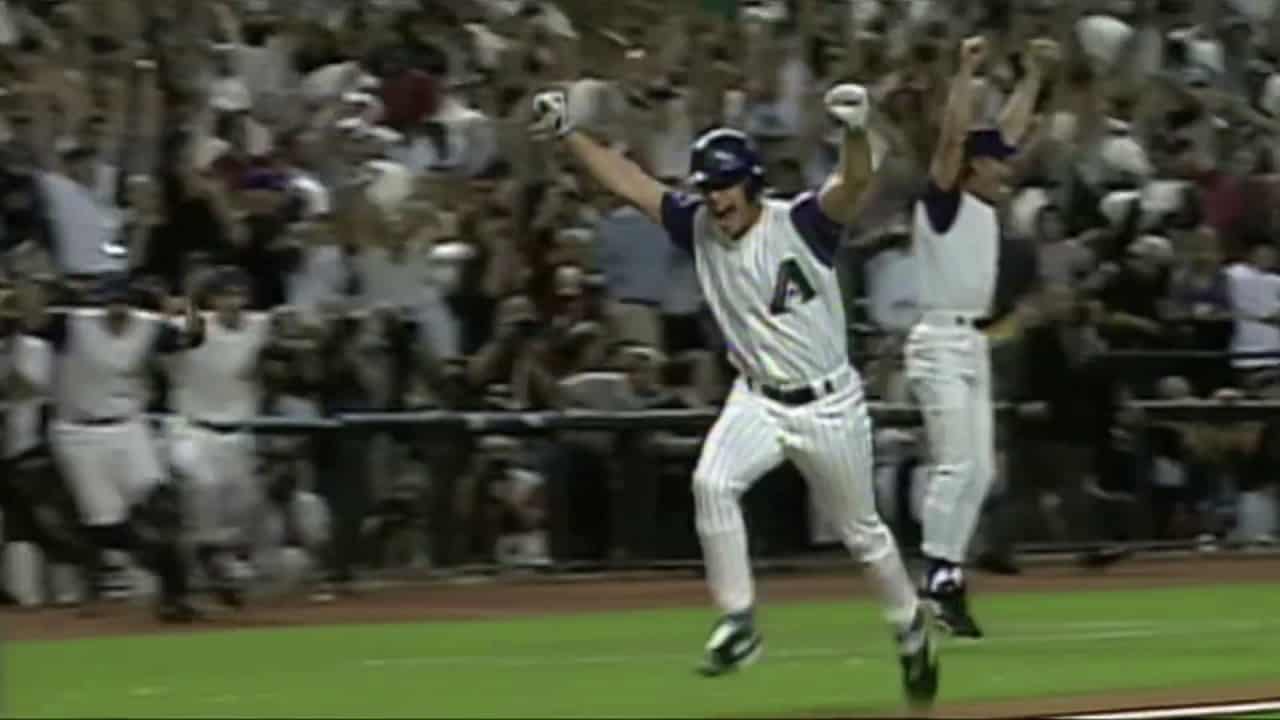 Luis Gonzalez's WS-winning hit, 11/04/2001