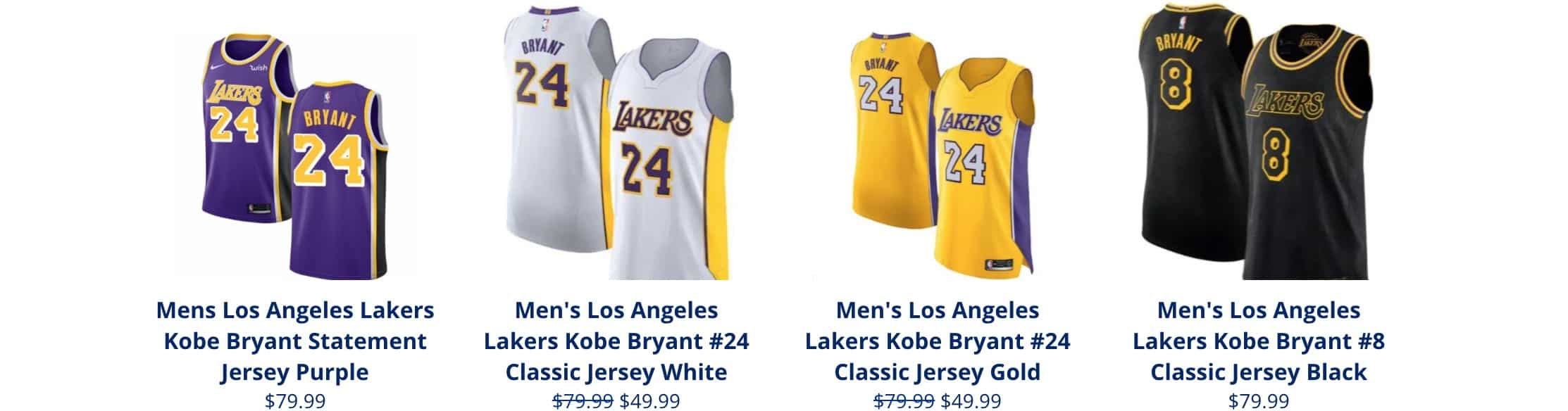 Los Angeles Lakers Nike Mamba Day Buzzer Beater T-Shirt - White